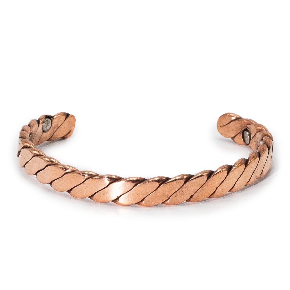 ancient wisdom 6x Solid Copper Manly Bracelets with Magnets (assorted)