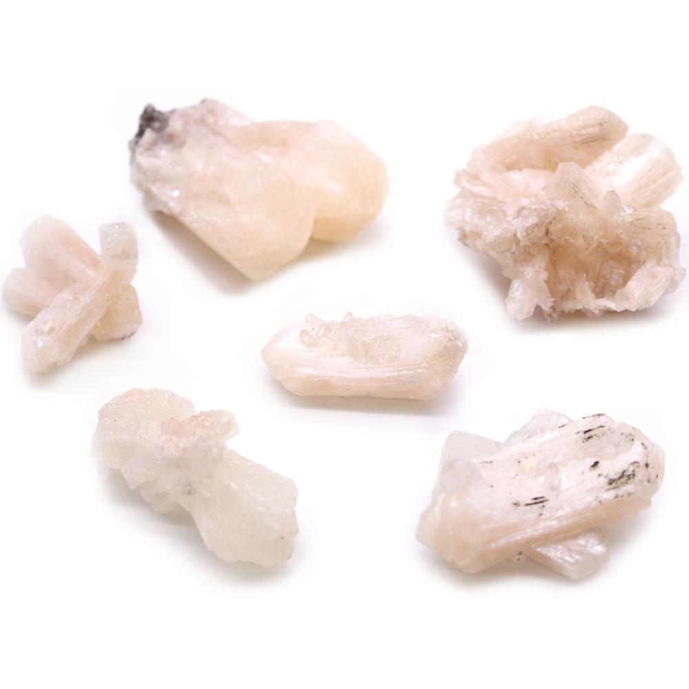 Ancient Wisdom 6x Stilbite Combination With Appophyllite 20-30mm