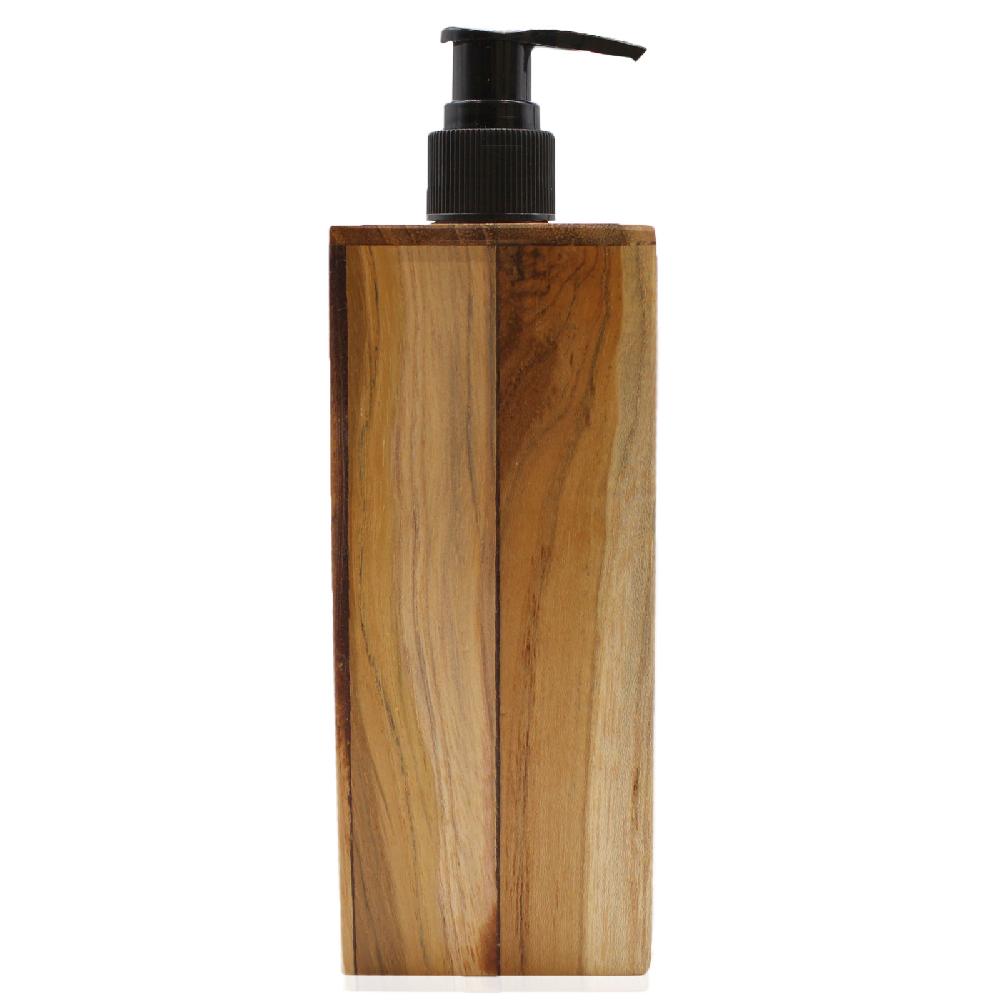 ancient wisdom 6x Teakwood Soap Dispensers Square - 250ml