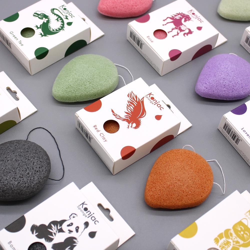 Ancient Wisdom 6x Teardrop Konjac Sponge - Lavender - Calming