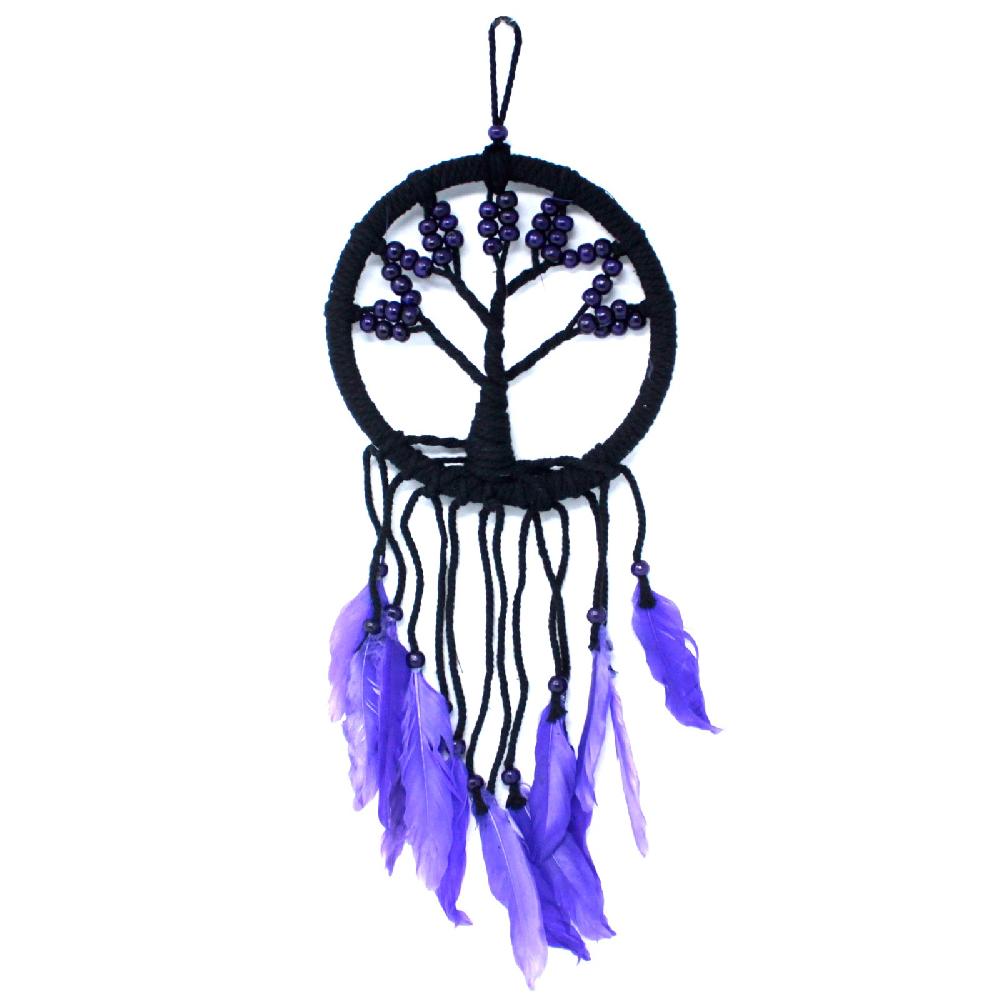 Ancient Wisdom 6x Tree Of Life Dreamcatcher - 16cm (assorted)