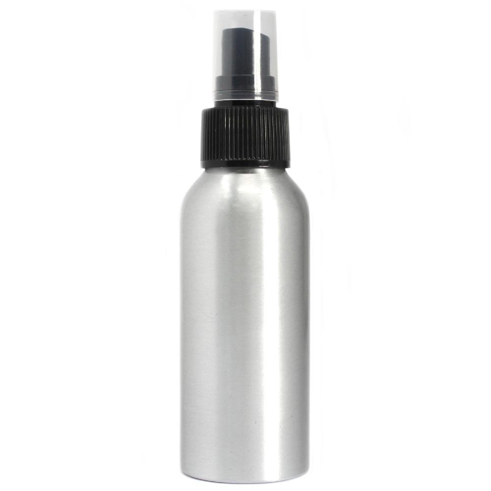 ancient wisdom 8x 100ml Aluminium Bottle with Black Spray Top
