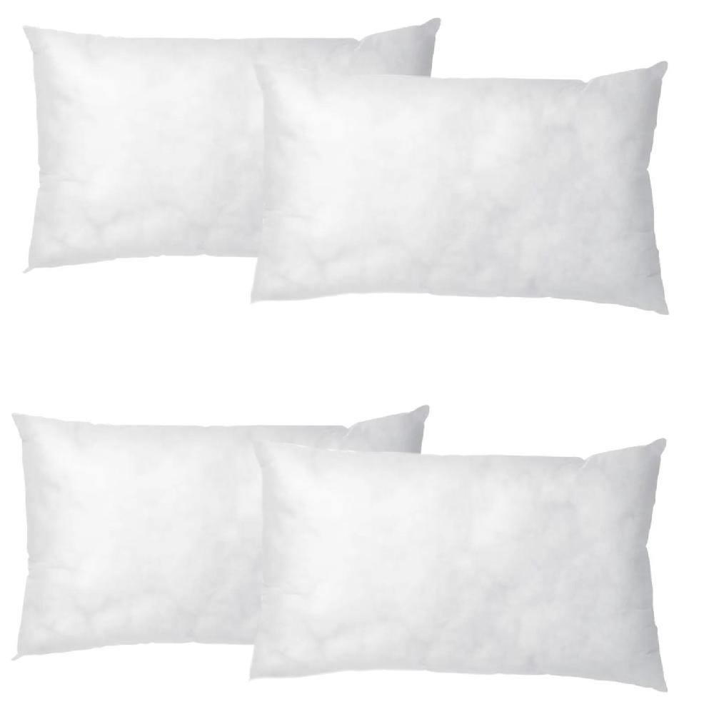 Ancient Wisdom 8x Linen Cushion Covers With Inner - With Fringe 30x50cm