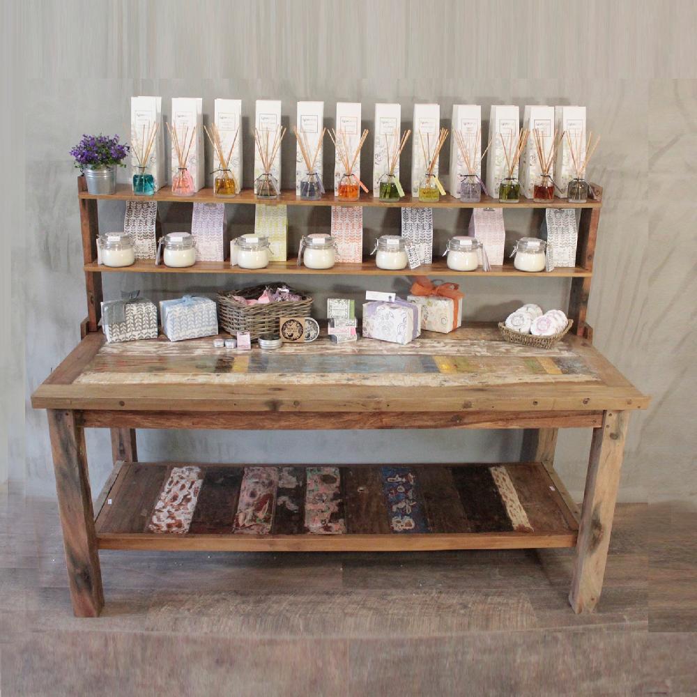 ancient wisdom A&C 1.8m Standard Table with top shelf