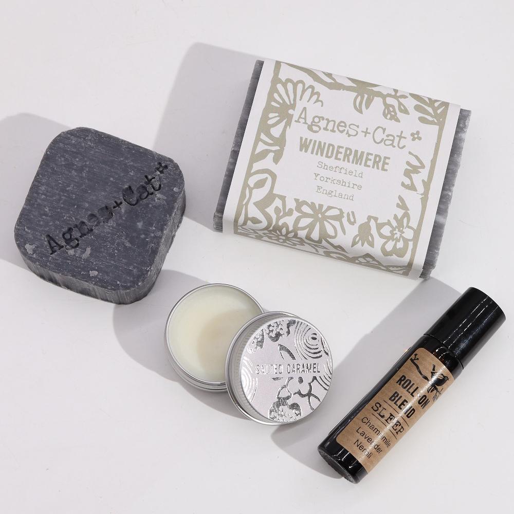 Ancient Wisdom Agnes & Cat Wellness Gift Set - Lake Breeze