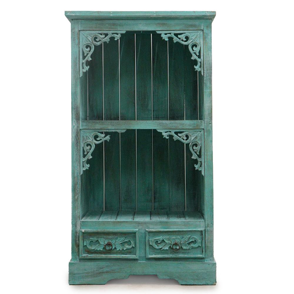 ancient wisdom Albasia Bathroom Cabinet - Turquoise wash