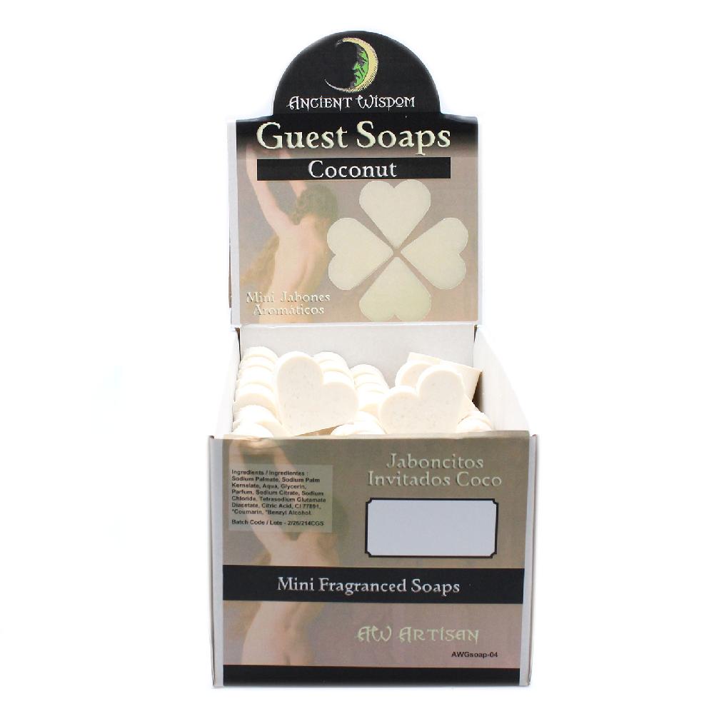 Ancient Wisdom 100x Heart Guest Soap - Coconut
