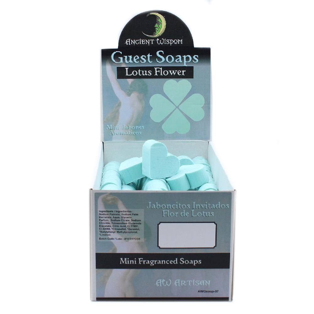 Ancient Wisdom 100x Heart Guest Soap - Lotus Flower