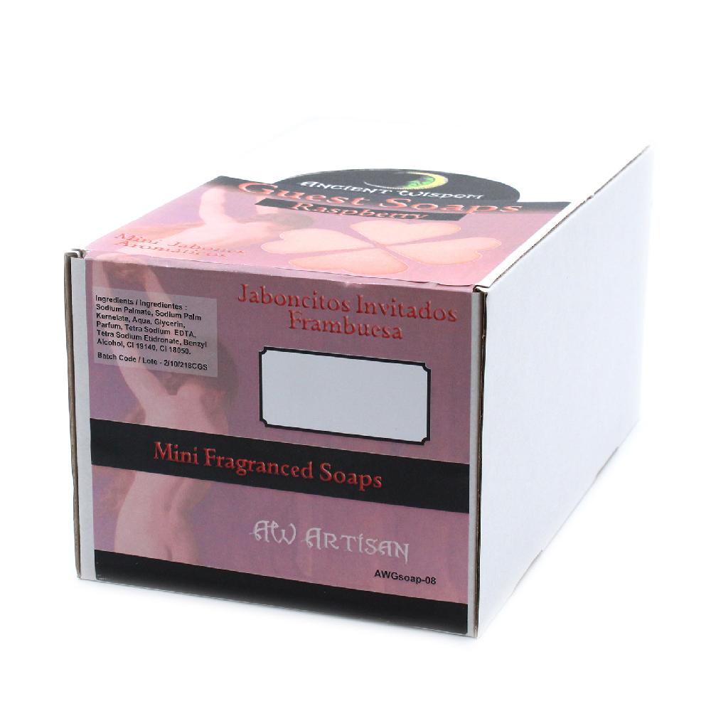 Ancient Wisdom 100x Heart Guest Soap - Raspberry
