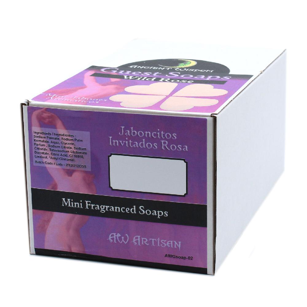 Ancient Wisdom 100x Heart Guest Soap - Wild Rose