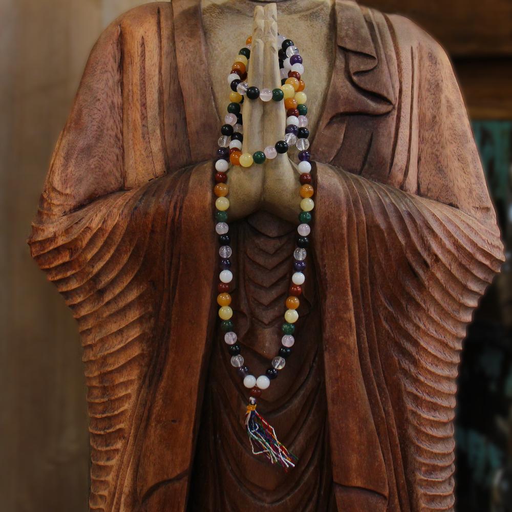 Ancient Wisdom 108 Bead Mala - 9 Planet Astro