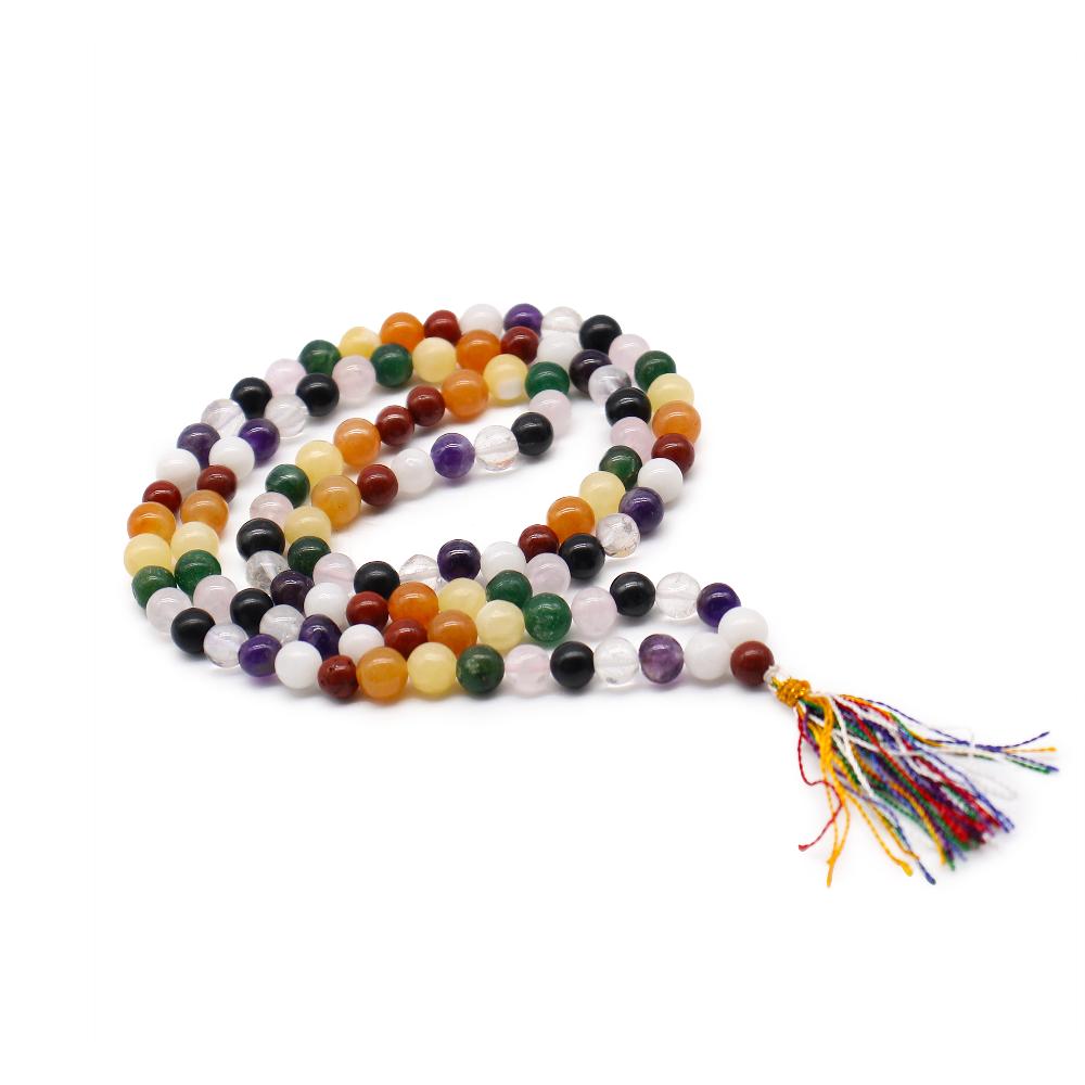 ancient wisdom 108 Bead Mala - 9 Planet Astro