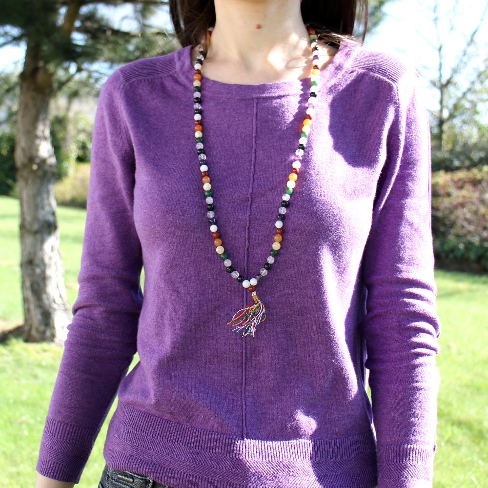 Ancient Wisdom 108 Bead Mala - Carnelian