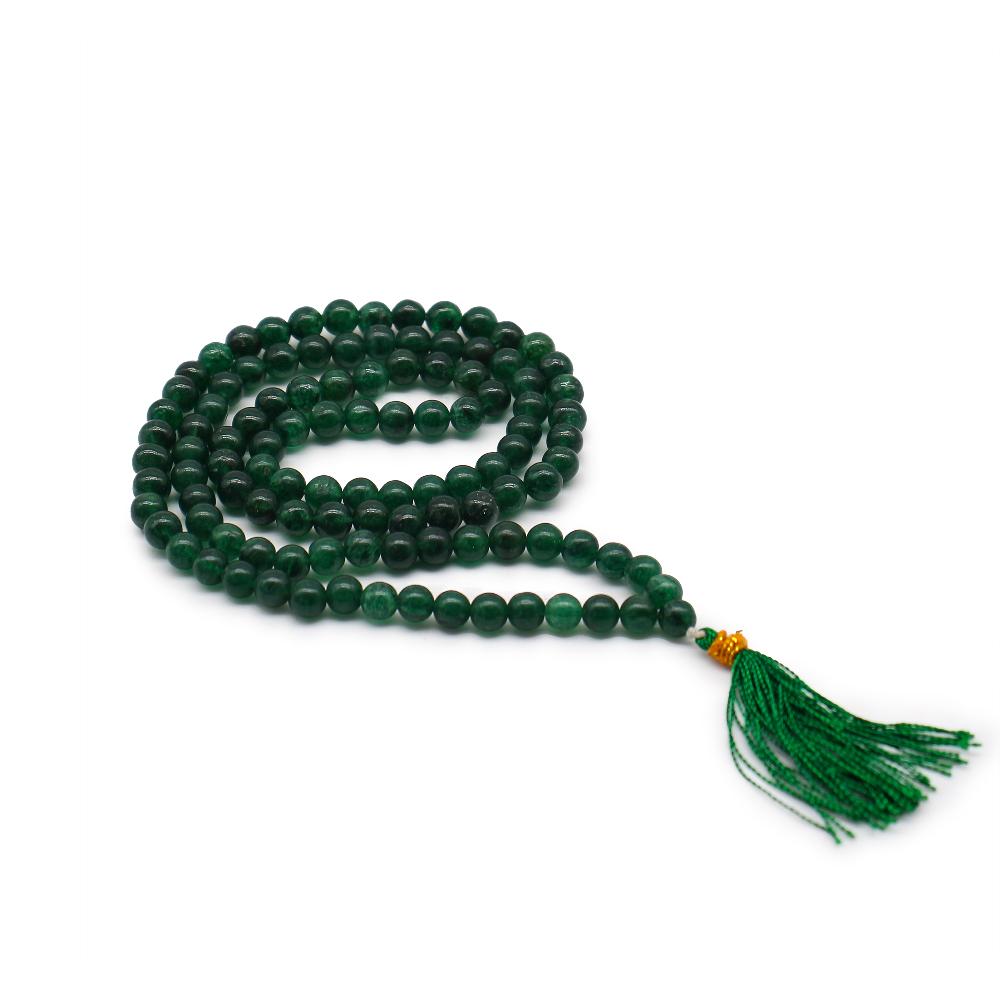 ancient wisdom 108 Bead Mala - Jade