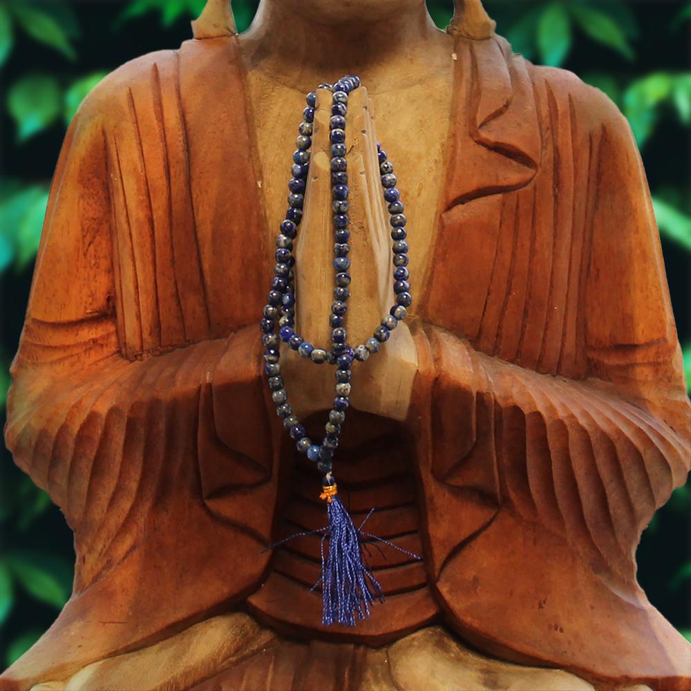 Ancient Wisdom 108 Bead Mala - Lapis