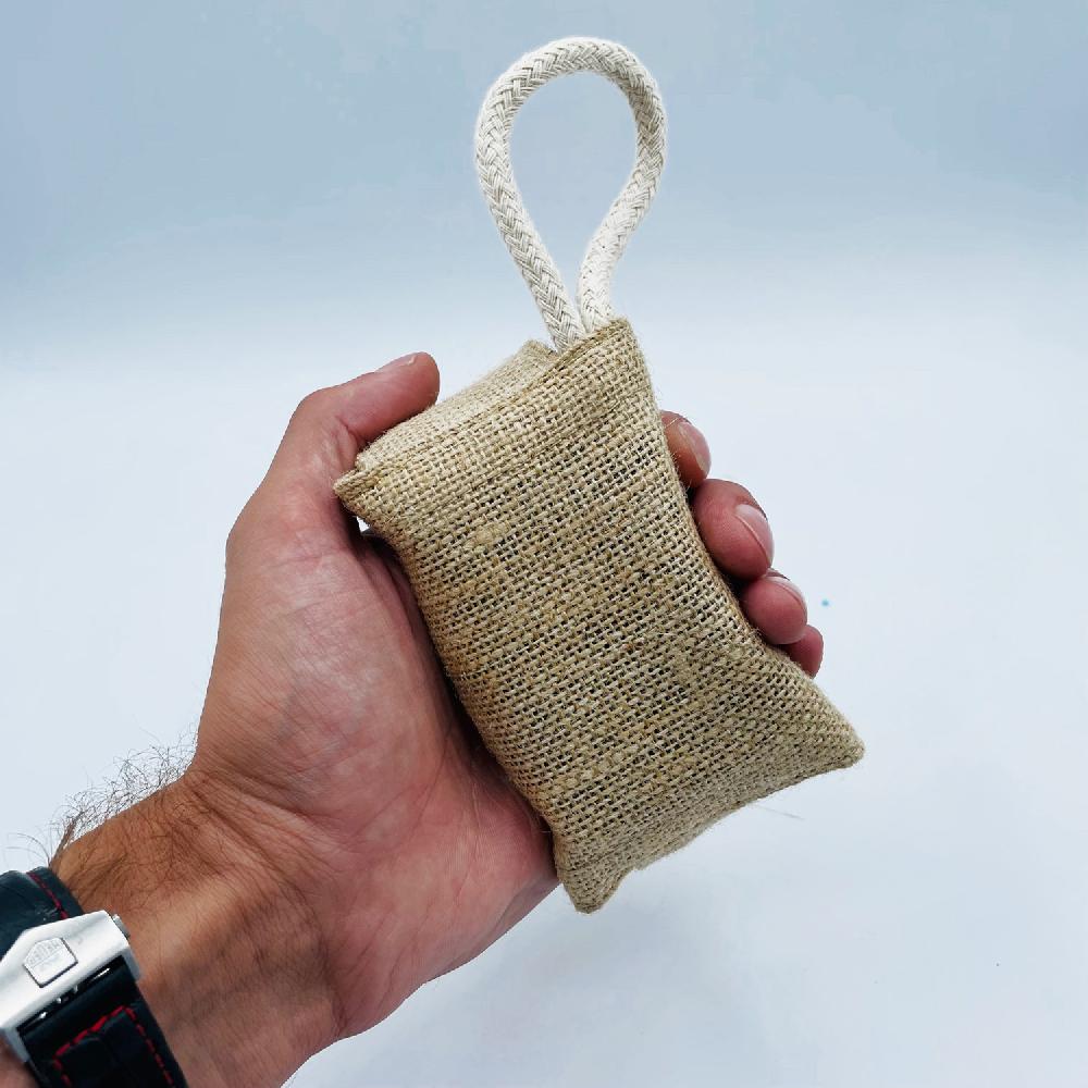 Ancient Wisdom 10x Jute Scrub Soap Pouch - Natural