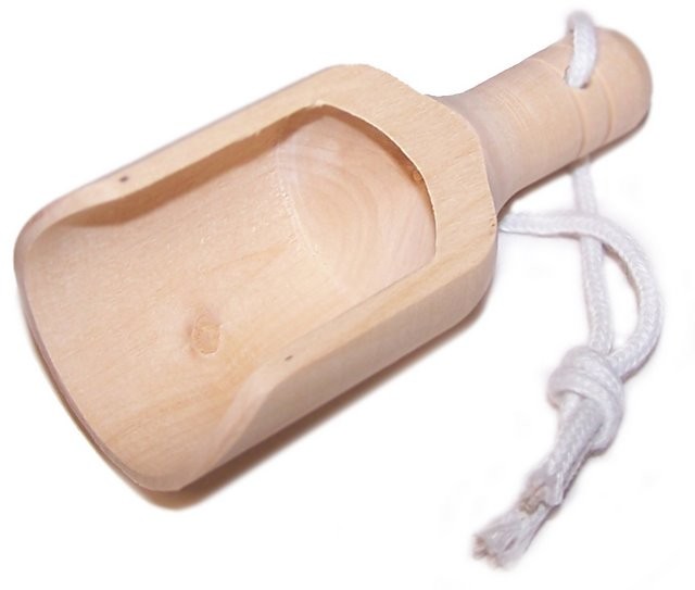 ancient wisdom 10x Mini Wooden Scoops