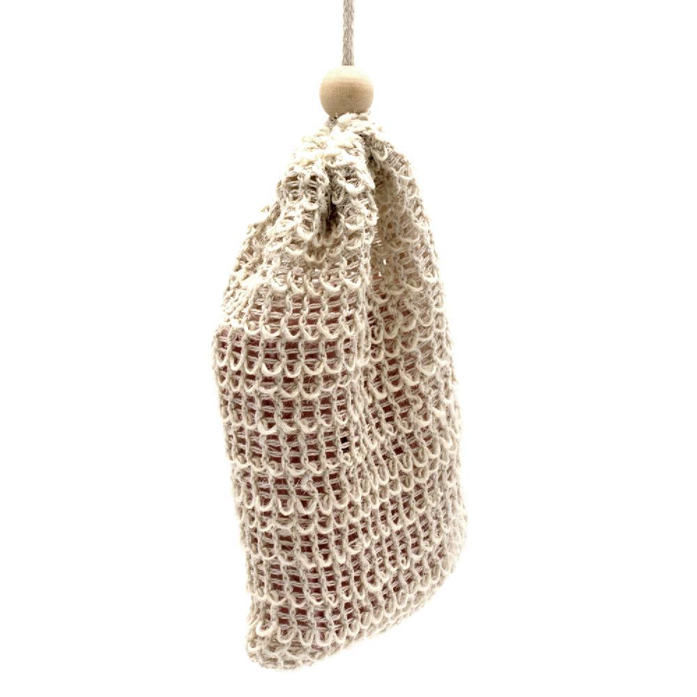 Ancient Wisdom 10x Nature Soap Bag - Washed Jute
