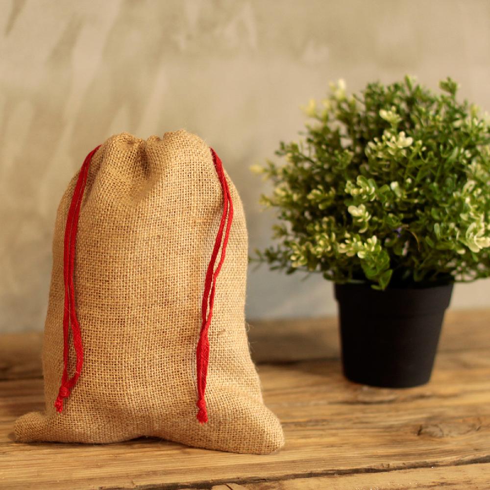 Ancient Wisdom 10x Small Jute Sack - 180x220mm