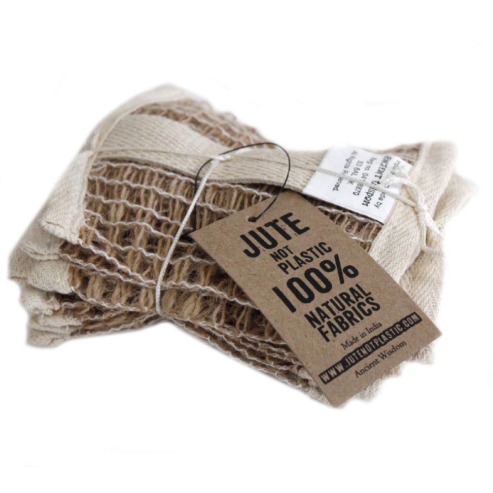 Ancient Wisdom 10x Soft Jute Soap Bag