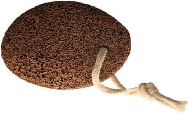 ancient wisdom 10x Volcanic Foot Stone - Oval Shape