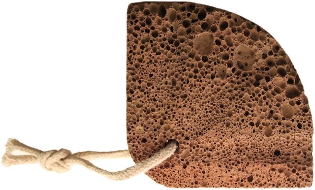 ancient wisdom 10x Volcanic Foot Stone - Shell Shape