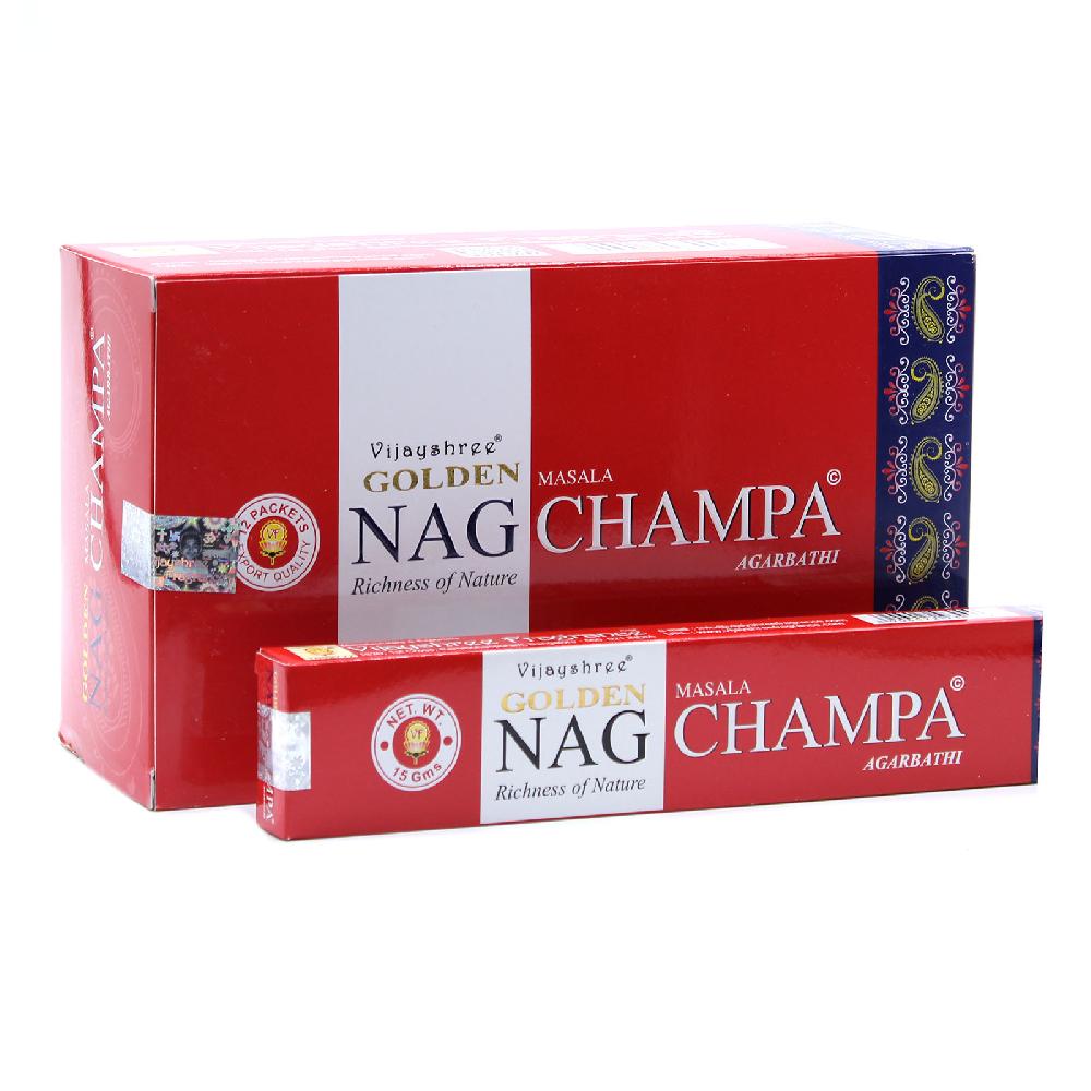 ancient wisdom 12x 15g Golden Nag - Champa Incense