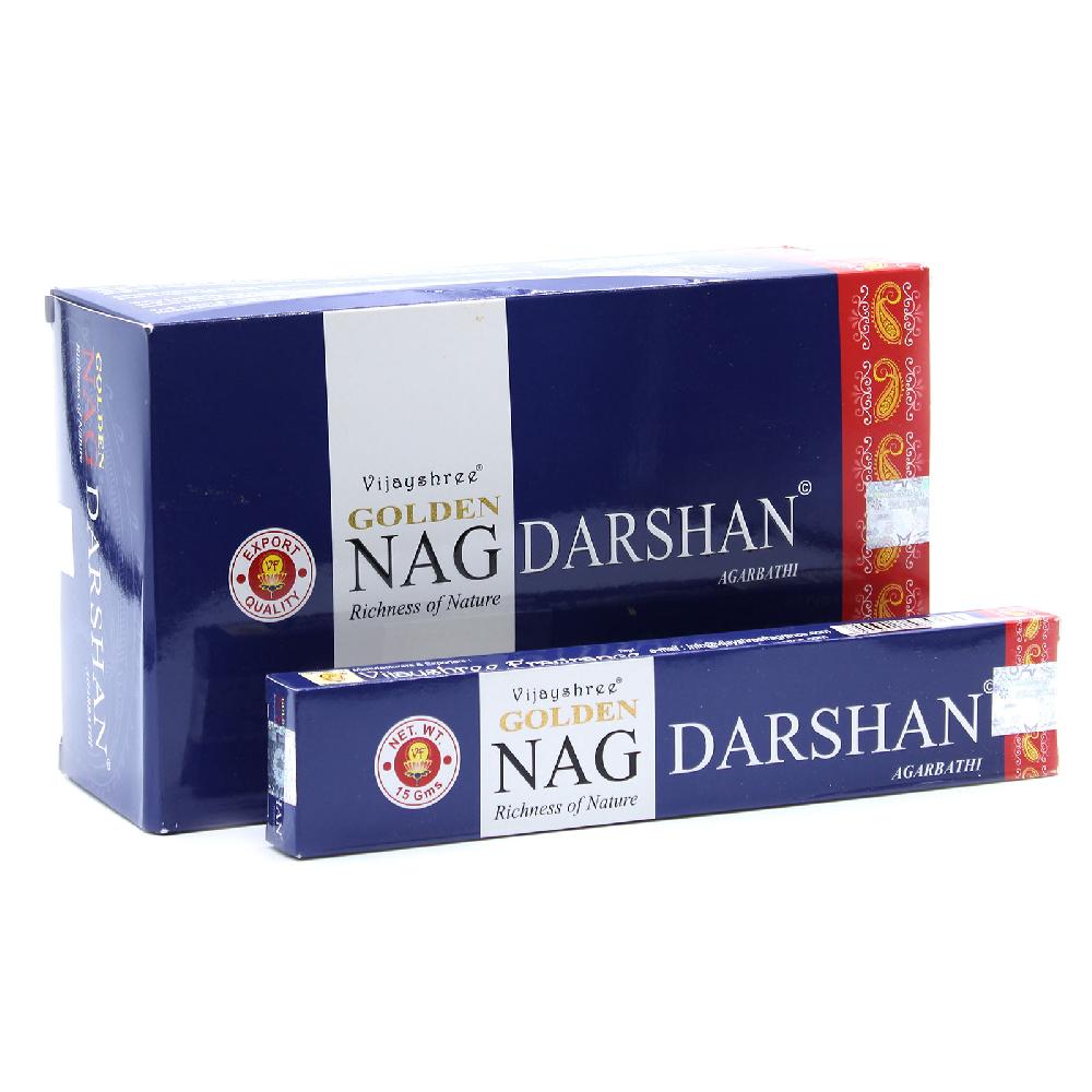 ancient wisdom 12x 15g Golden Nag - Darshan Incense