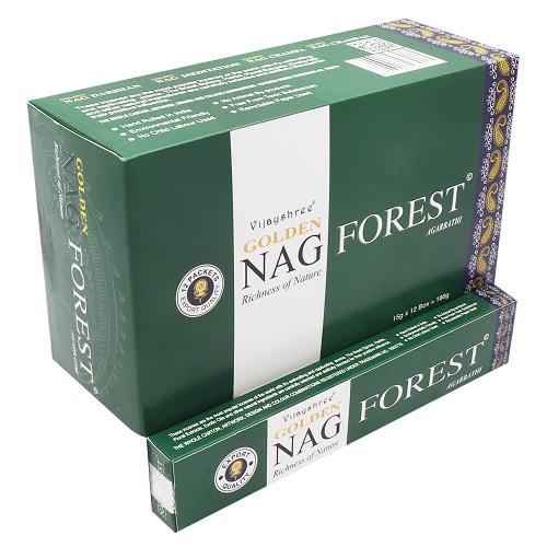Ancient Wisdom 12x 15g Golden Nag - Forest Incense