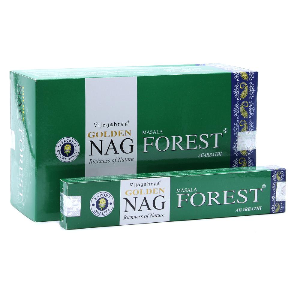 ancient wisdom 12x 15g Golden Nag - Forest Incense