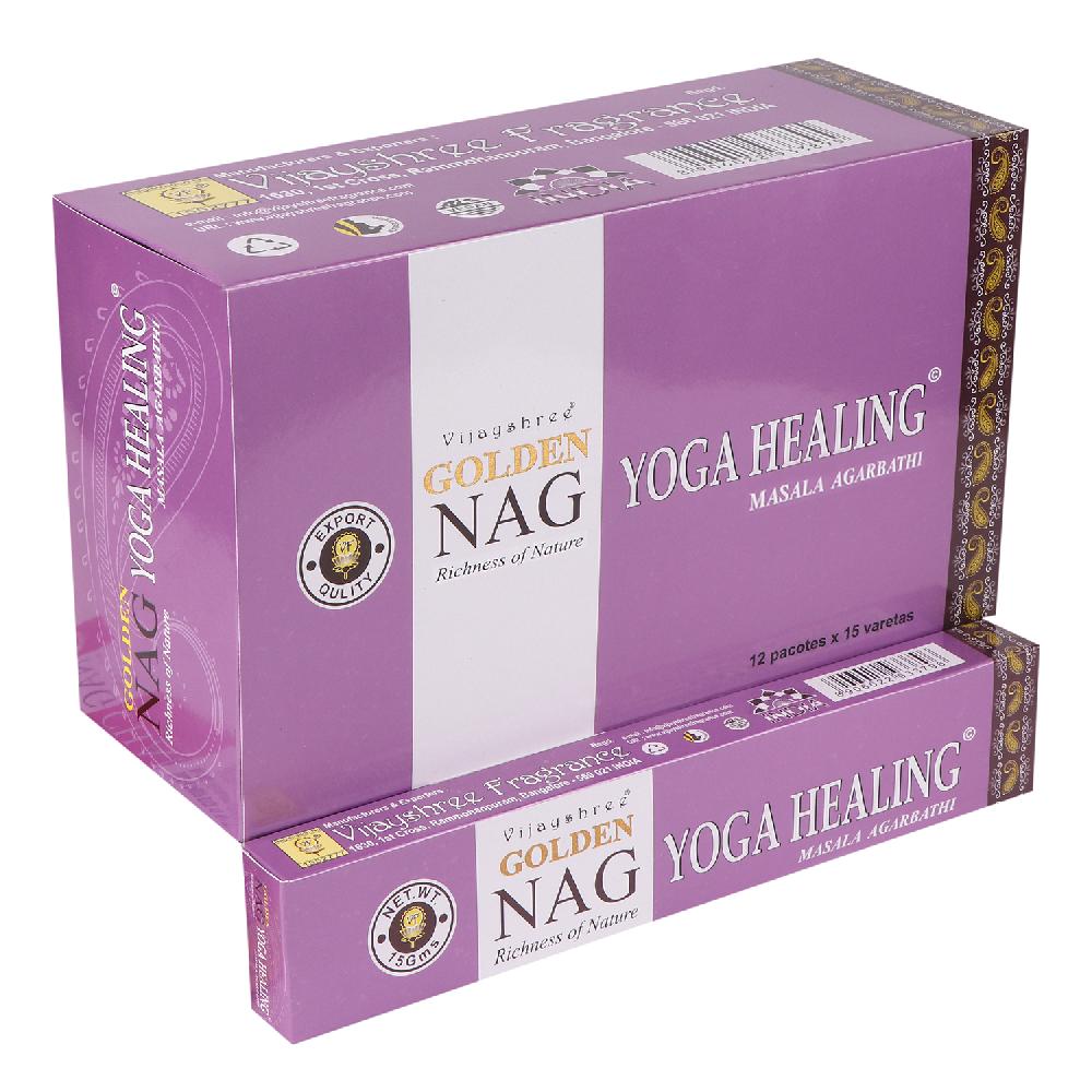 Ancient Wisdom 12x 15g Golden Nag - Yoga Healing