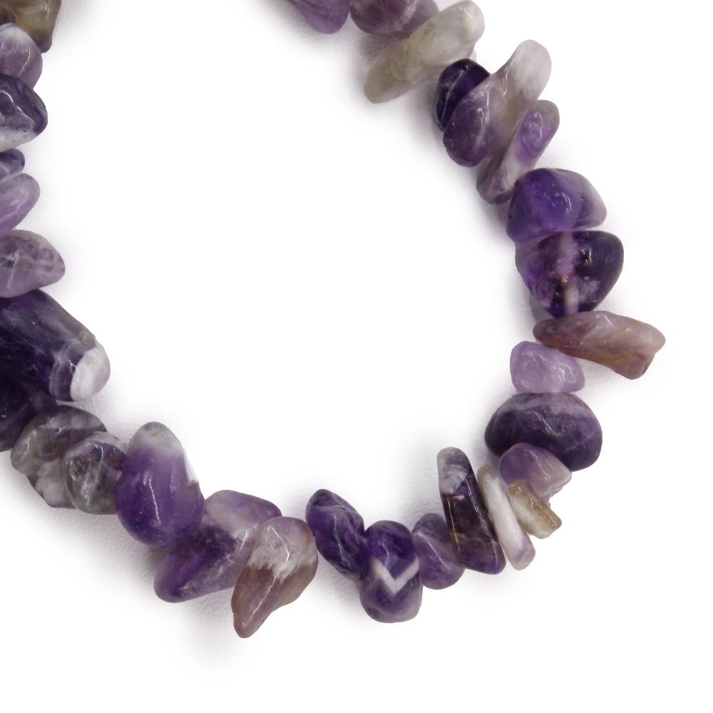 Ancient Wisdom 12x Chipstone Bracelet - Amethyst