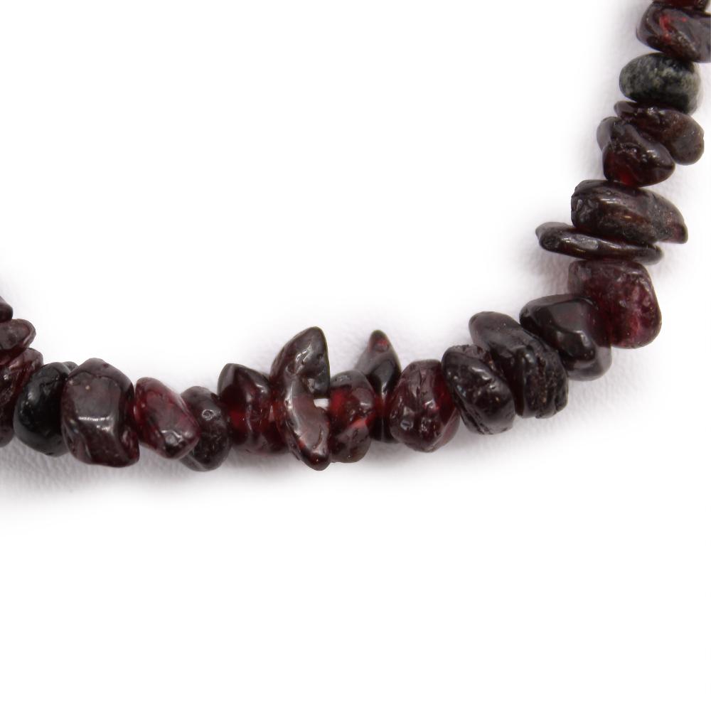 Ancient Wisdom 12x Chipstone Bracelet - Blood Garnet
