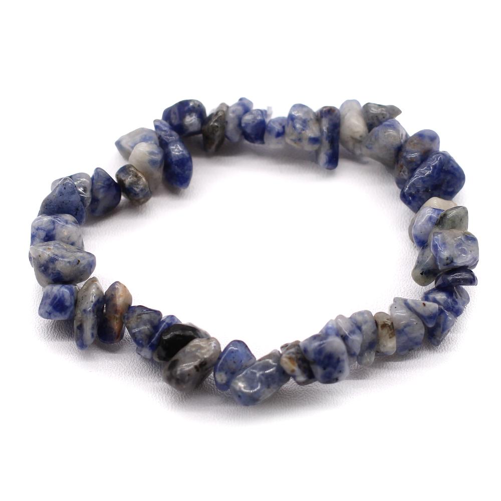 ancient wisdom 12x Chipstone Bracelet - Sodalite