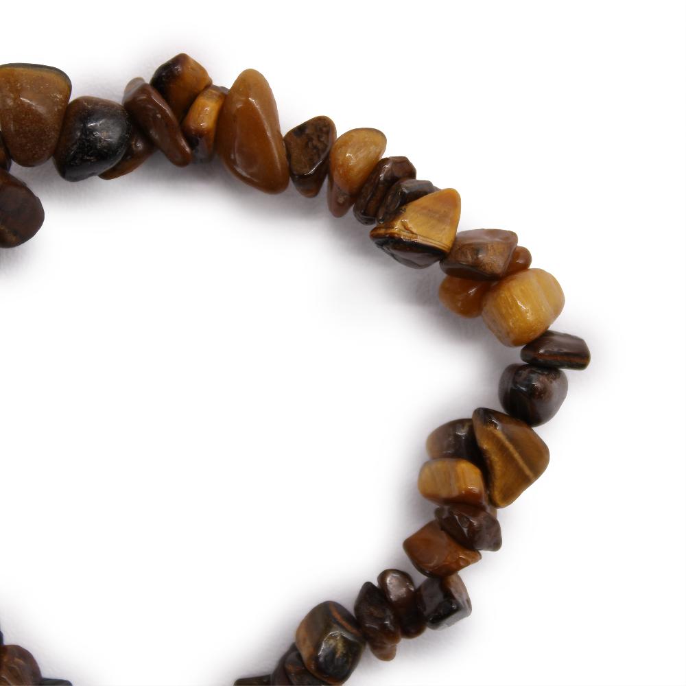 Ancient Wisdom 12x Chipstone Bracelet - Tiger Eye