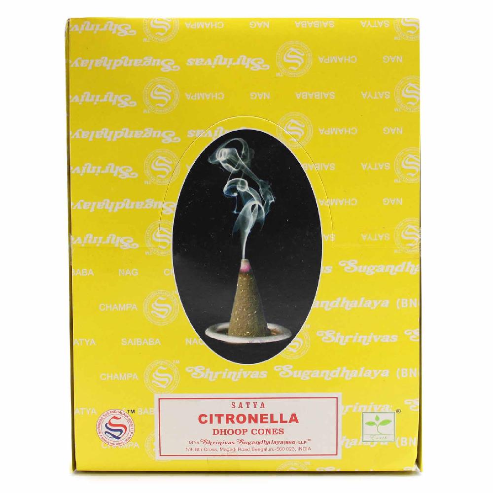 Ancient Wisdom 12x Citronella Dhoop Cones