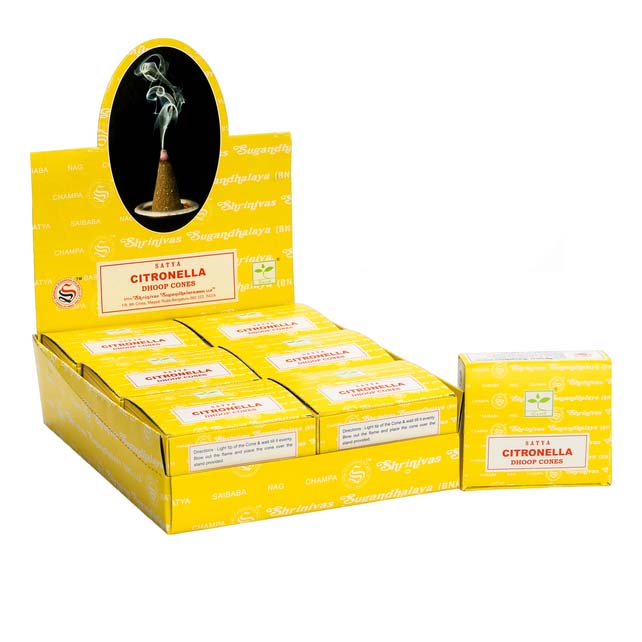 ancient wisdom 12x Citronella Dhoop Cones
