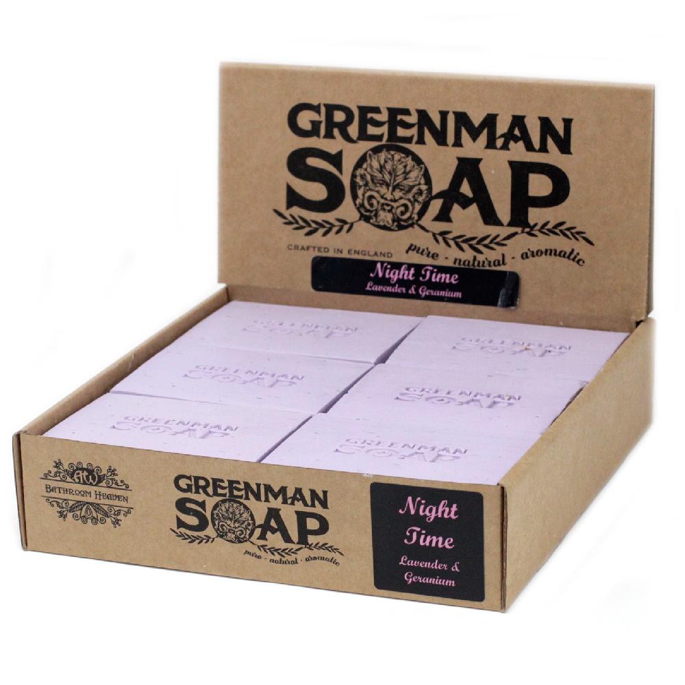 ancient wisdom 12x Greenman Soap 100g - Night Time