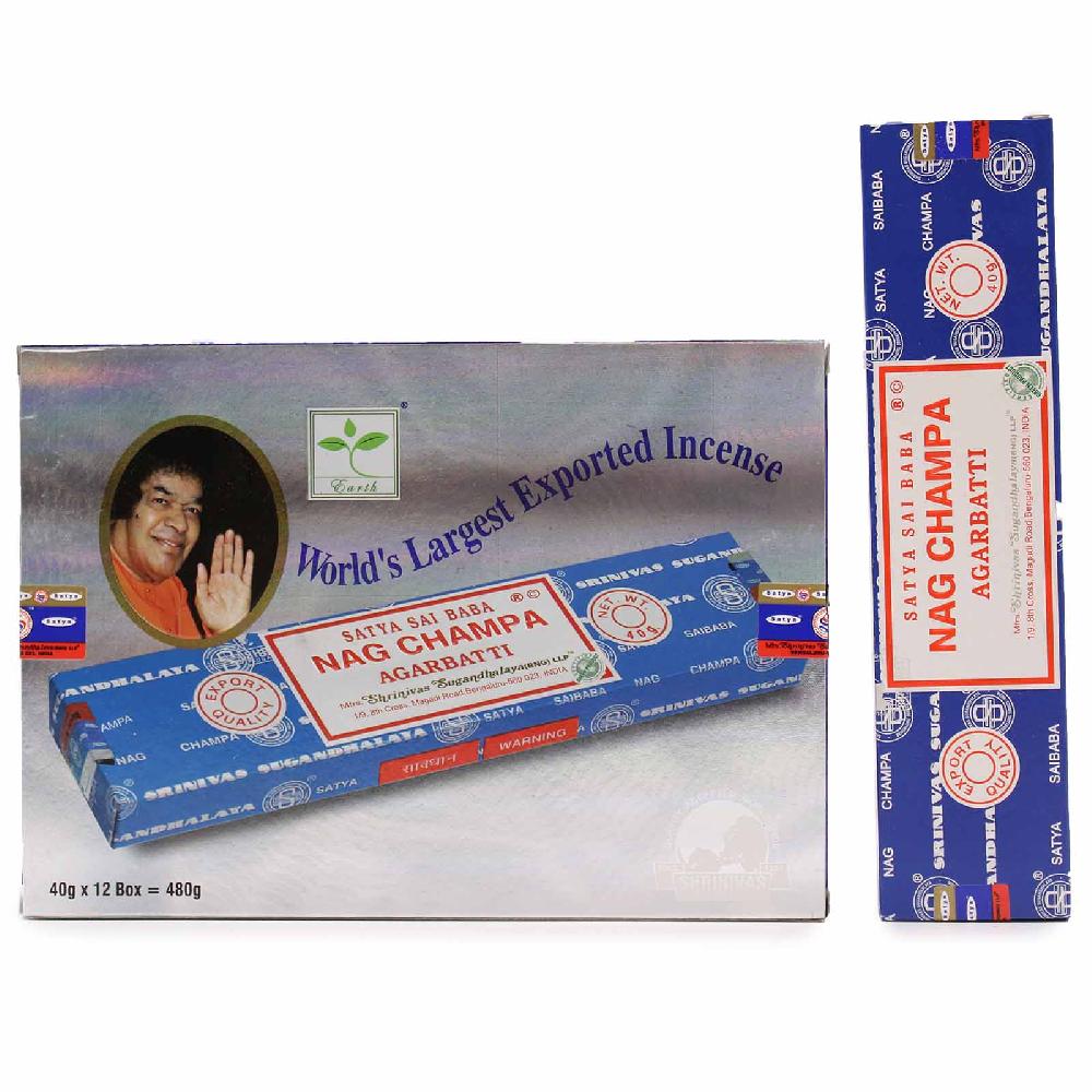 ancient wisdom 12x Satya Nagchampa Incense 40 Gms
