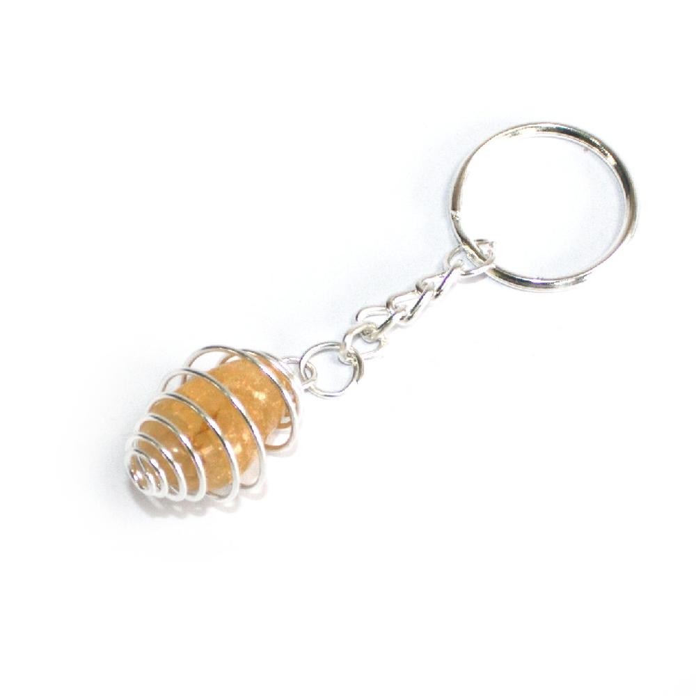 Ancient Wisdom 12x Spiral Cage Key-rings (pack 12)