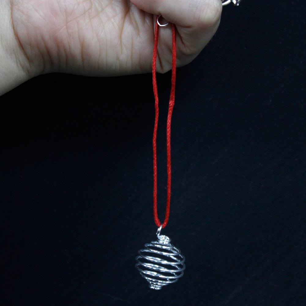 Ancient Wisdom 12x Spiral Cage Pendants 20mm