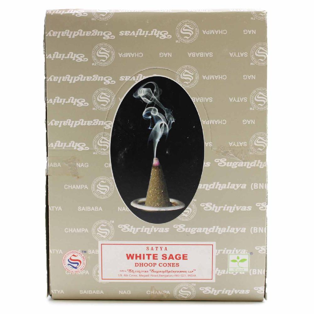 Ancient Wisdom 12x White Sage Dhoop Cones