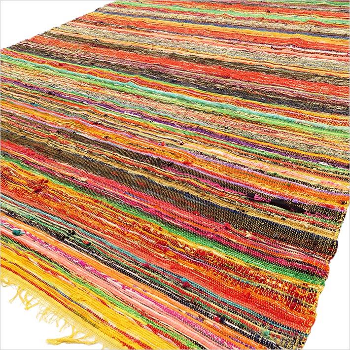 ancient wisdom 154 x 90cm Luxury Rag Rug - Yellow
