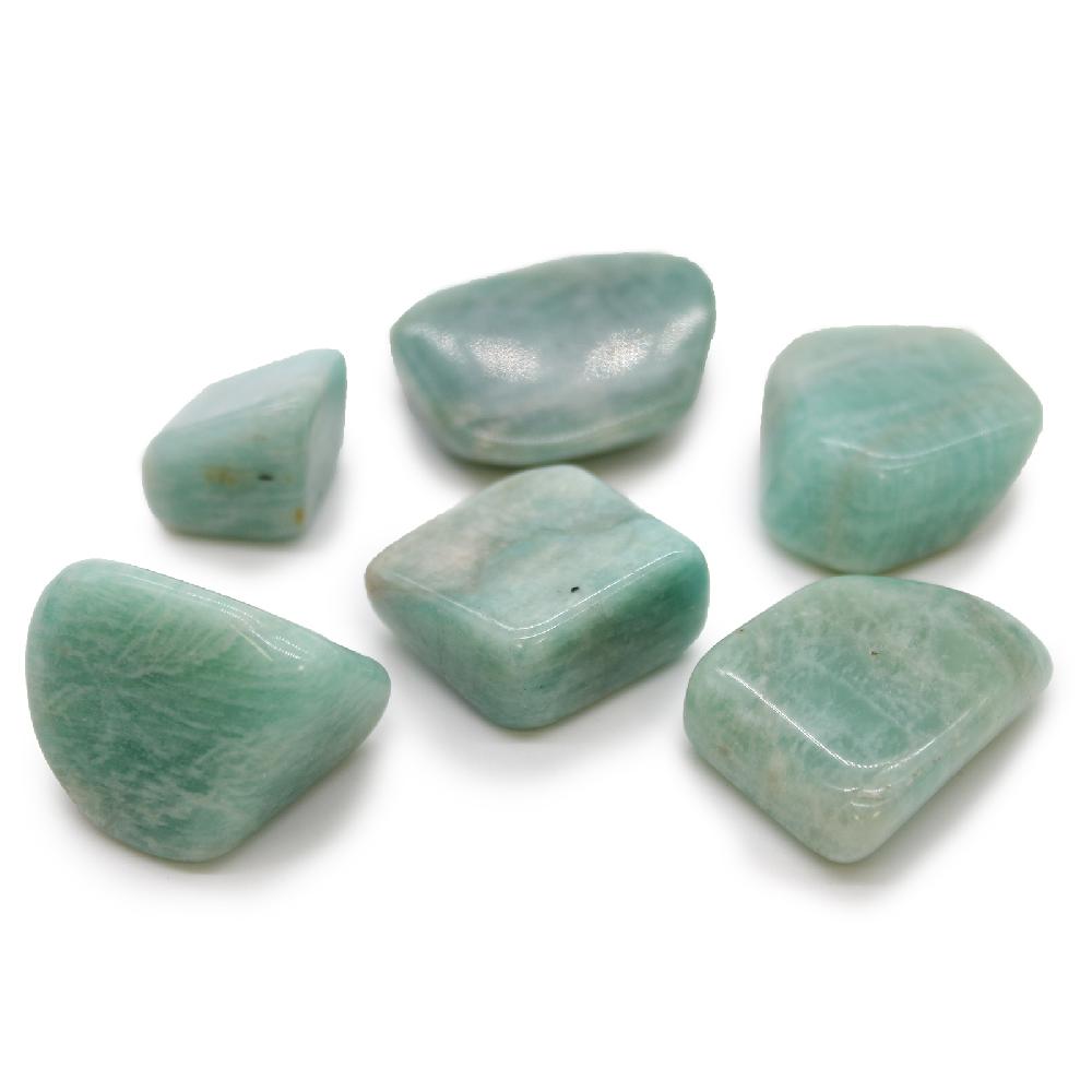 ancient wisdom 18x XL Tumble Stones - Amazonite