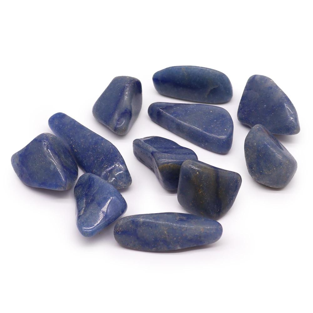 ancient wisdom 18x XL Tumble Stones - Blue Quartz