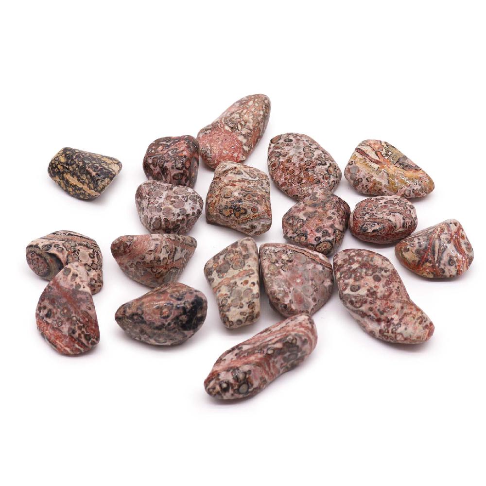 ancient wisdom 18x XL Tumble Stones - Leopard Skin