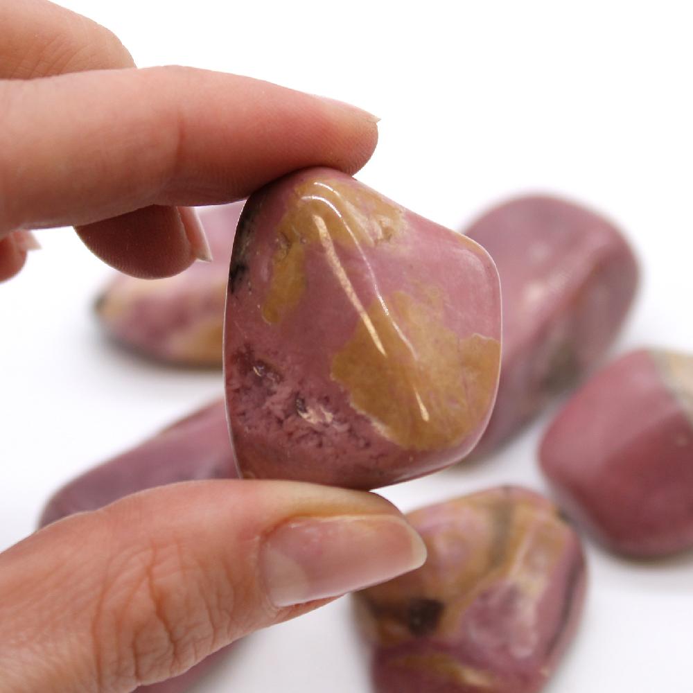 Ancient Wisdom 18x XL Tumble Stones - Rhodonite