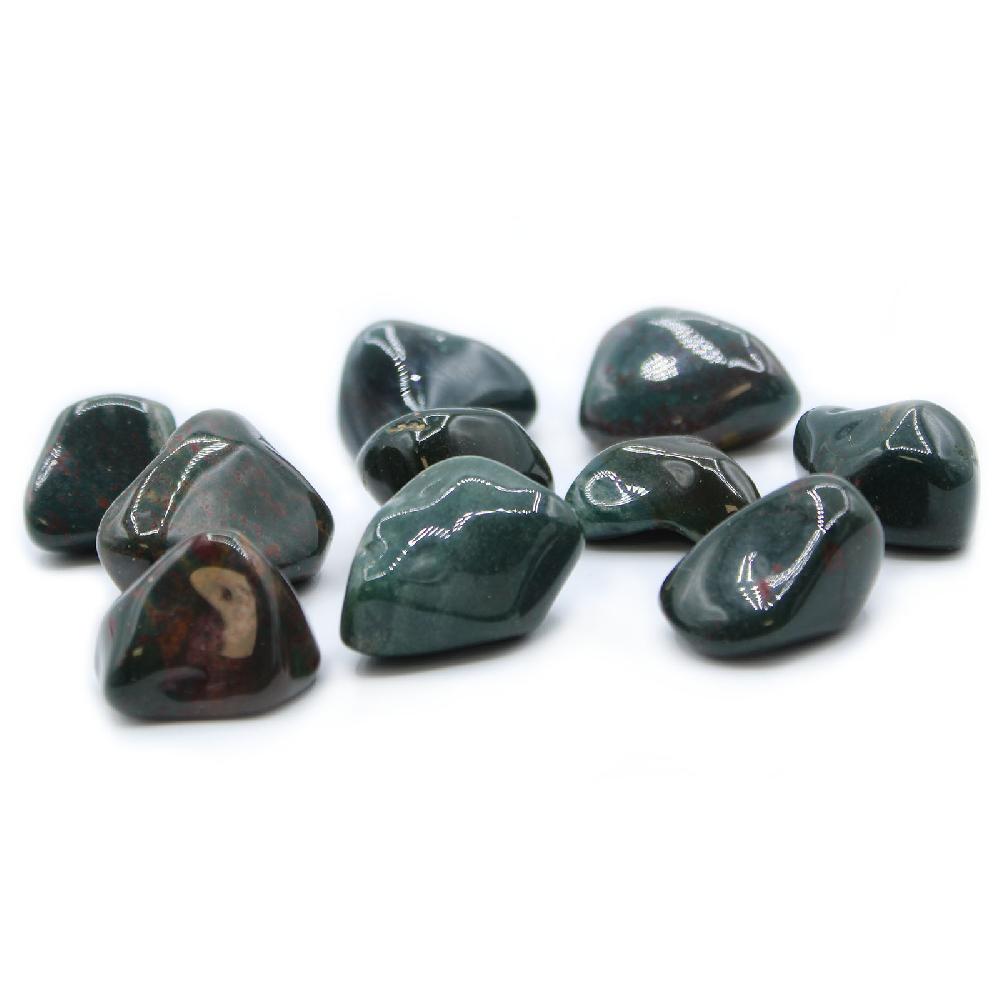 ancient wisdom 24x L Tumble Stone - Bloodstone