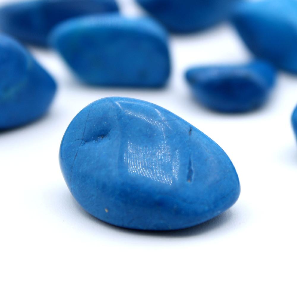 Ancient Wisdom 24x L Tumble Stone - Blue Howlite