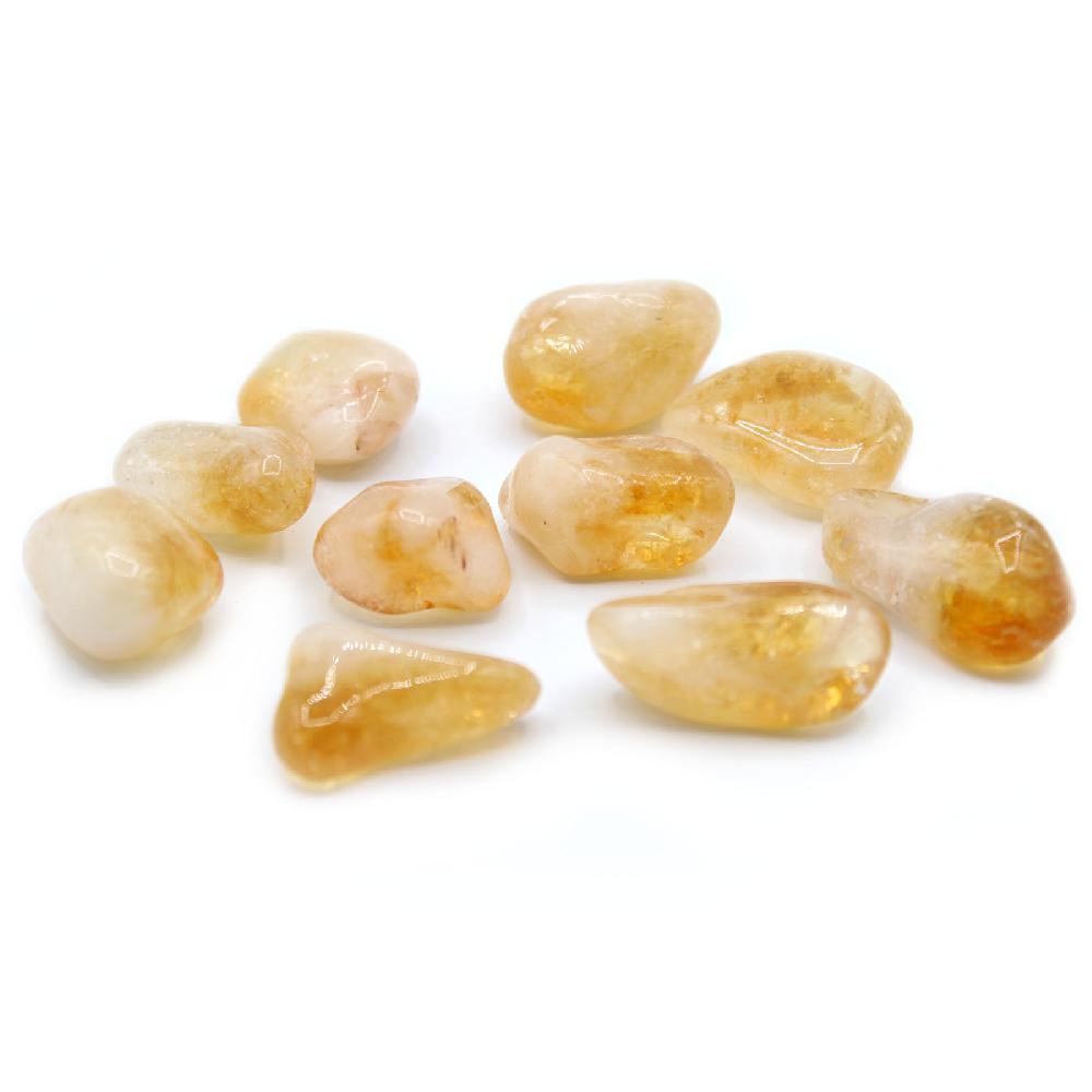 ancient wisdom 24x L Tumble Stone - Citrine - Brazil